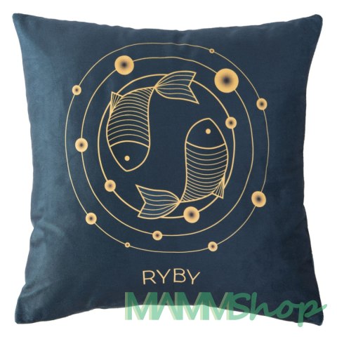 Poszewka dekoracyjna ZODIAK/RYBY/40x40 (promocja)