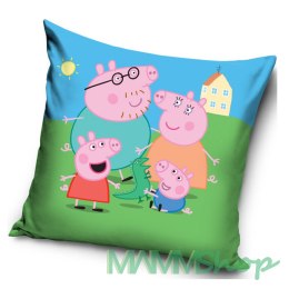 Poszewka mikrofibra 40x40 Peppa Family