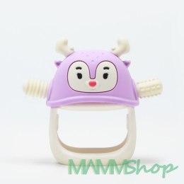 SMILY MIA Gryzak silikonowy Renifer purple