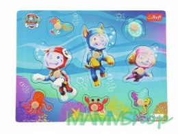 TREFL 61631 Zabawka drewniana - Puzzle medium Paw Patrol