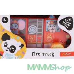 TREFL 61786 Zabawka drewniana Magnetic vehicle - Fire truck Tiny