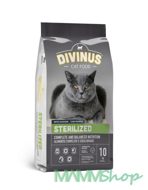 Divinus Divinus Cat Sterilized dla kotów sterylizowanych 10kg