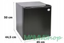 Mała Lodówka SIGMA BC45 Czarna 50cm 43L OUTLET