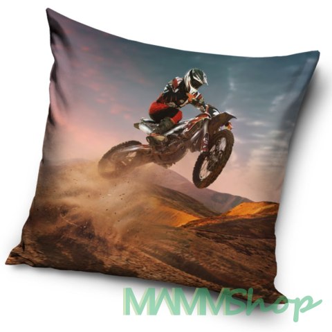 Poszewka velvet 40x40 Motocross