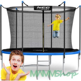 Trampolina ogrodowa 10ft/312cm z siatką wewnętrzną i drabinką Neo-Sport