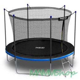 Trampolina ogrodowa 10ft/312cm z siatką wewnętrzną i drabinką Neo-Sport