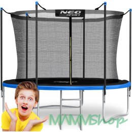 Trampolina ogrodowa 8ft/252cm z siatką wewnętrzną i drabinką Neo-Sport