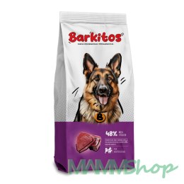 Barkitos Barkitos wołowina z ryżem 18 kg