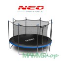 Trampolina ogrodowa 12ft/374cm z siatką wewnętrzną i drabinką Neo-Sport