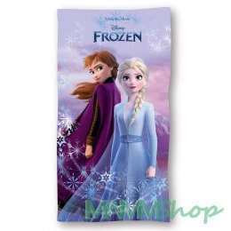 Ręcznik bawełniany 70x140 Frozen Anna i Elsa