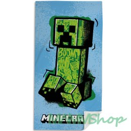 Ręcznik bawełniany 70x140 Minecraft creeper