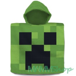 Ręcznik bawełniany ponczo 60x120 Minecraft Creeper