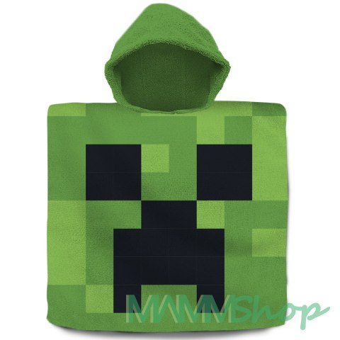 Ręcznik bawełniany ponczo 60x120 Minecraft Creeper