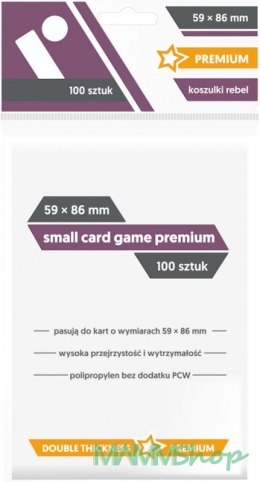 Koszulki 59 x 86mm Small Card Game Premium