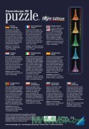 Puzzle 216 elementów 3D Wieża Eiffla Nocą