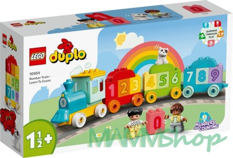 Klocki DUPLO 10954 Pociąg z cyferkami - nauka liczenia