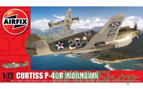 Model do sklejania Curtiss P-40B Warhawk