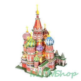 Puzzle 3D LED Katedra Św. Bazylego