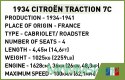 Klocki Citroen Traction 7C