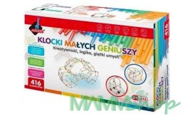 Klocki małych geniuszy - Słomki midi 416 elementów