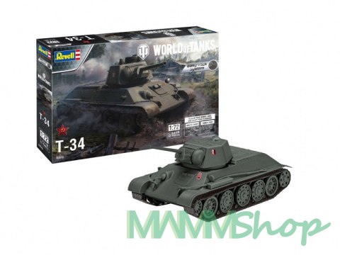 Model plastikowy Czołg T-34 World of Tanks