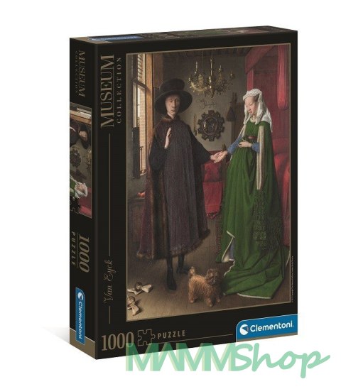 Puzzle 1000 elementów Museum, Van Eyck The Arnolfini Portrait